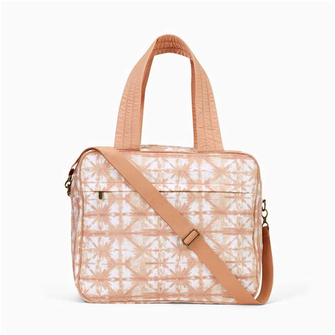 rosedust shibori voyager tote.